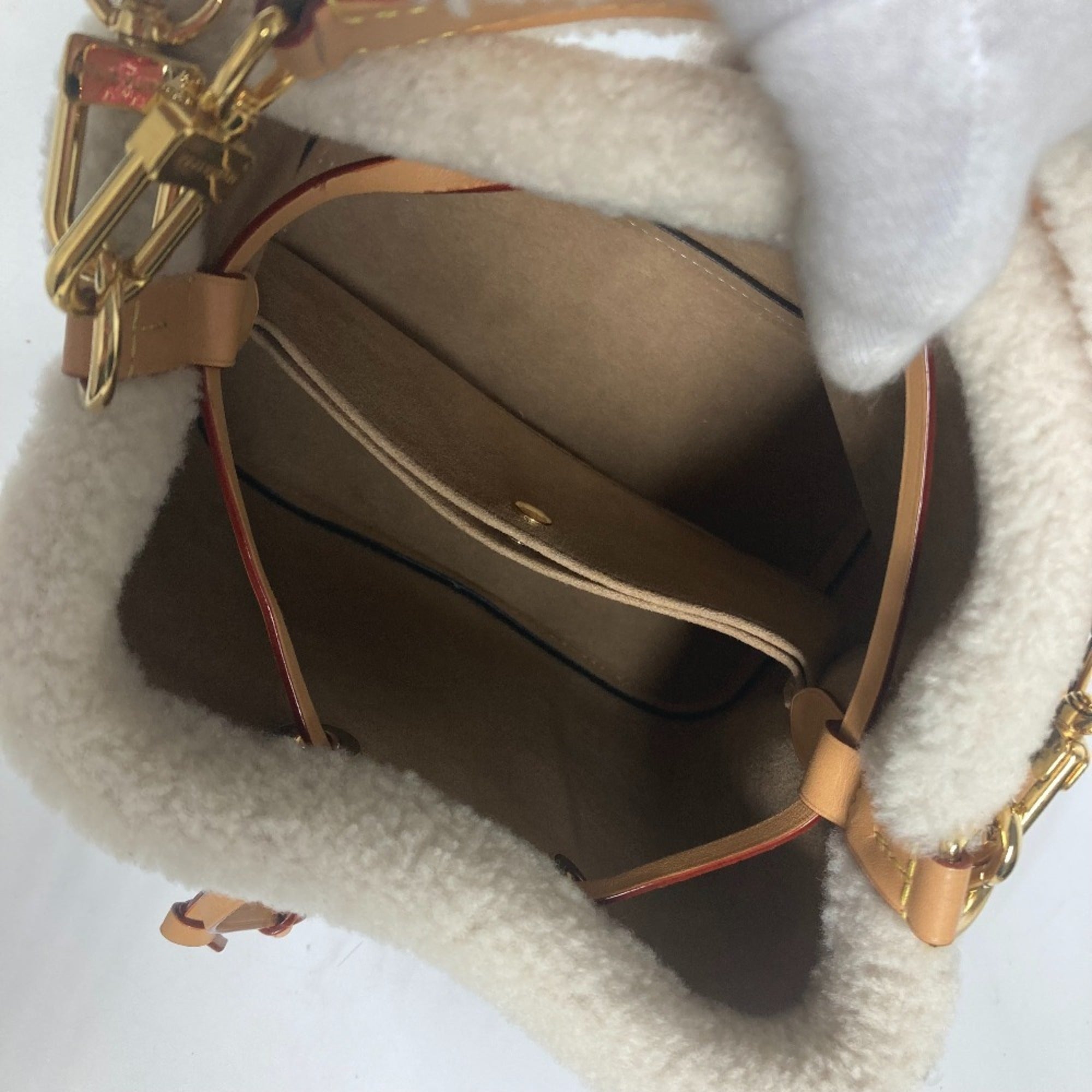 LOUIS VUITTON M46319 Monogram NeoNoe BB Bag, Handbag, Fur Shoulder Canvas, Women's, Brown, MO-241020-9 — Like New