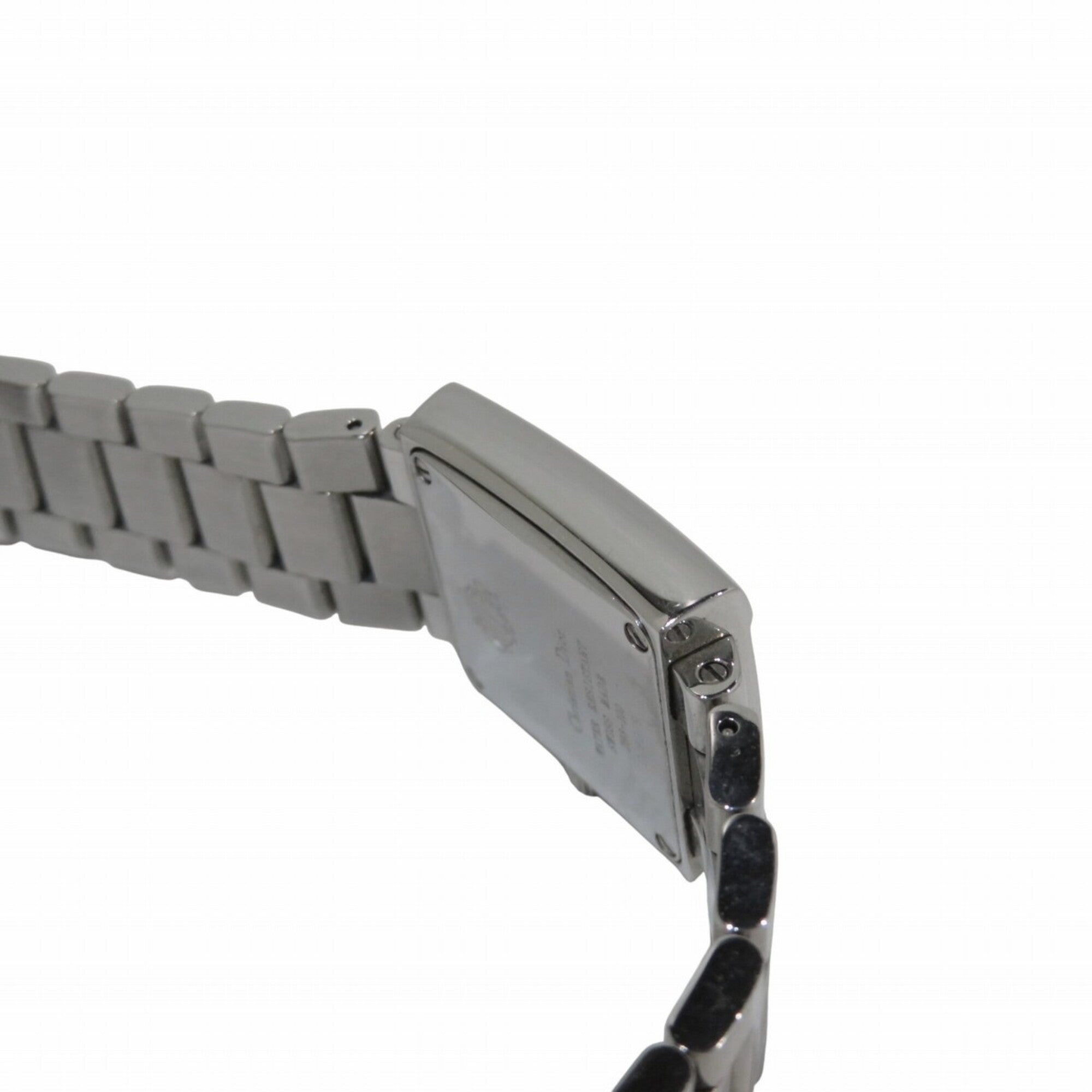 Christian Dior Riva watch, stainless steel, quartz, silver dial, D98-100 — Good