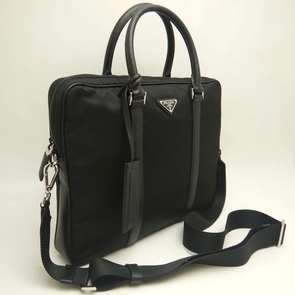 PRADA Prada Tessuto Nylon Briefcase 2VE368 Men's Business Bag 253218