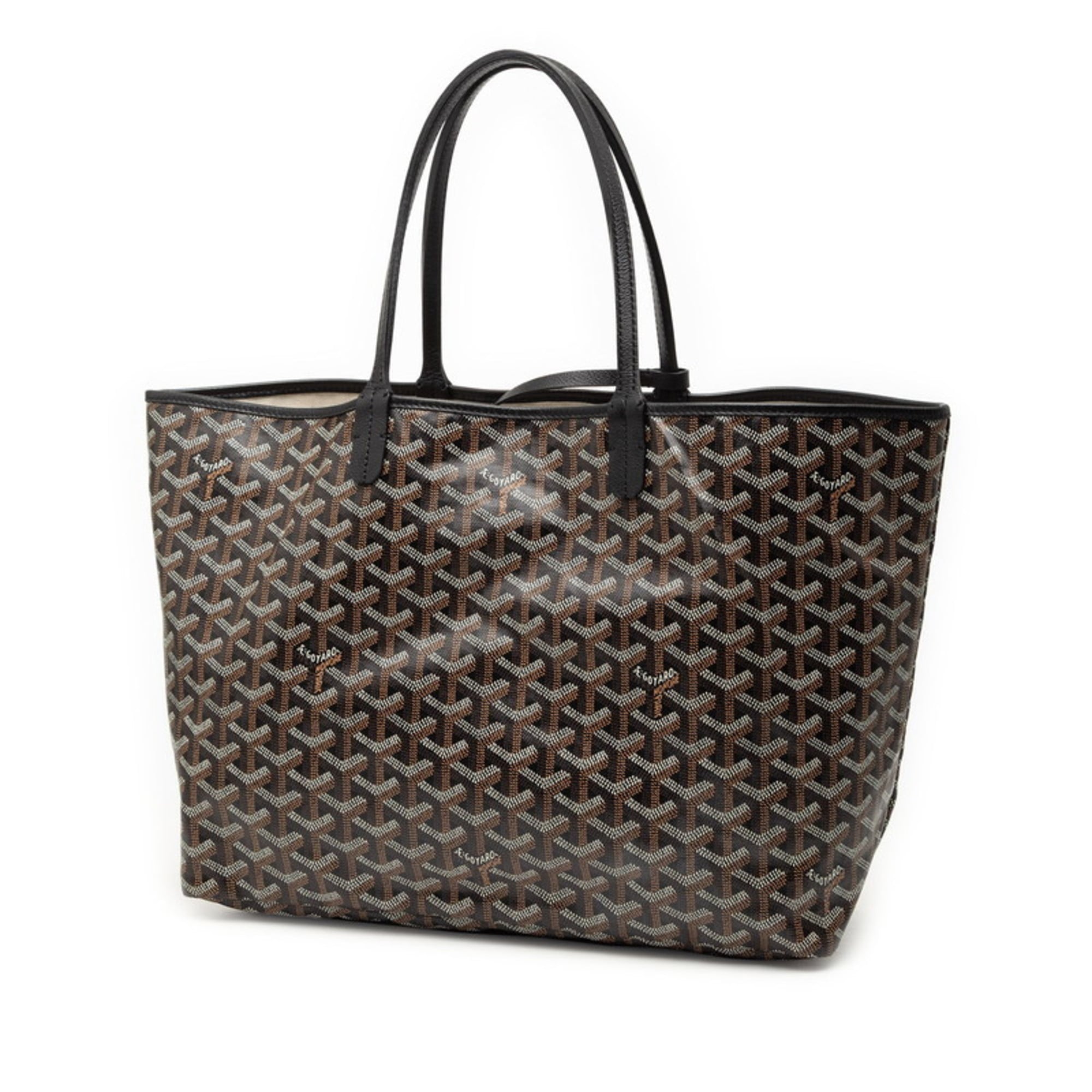 Goyard Saint Louis PM Tote Bag Black/Brown Women's GOYARD