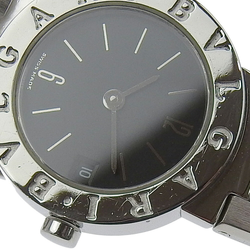 BVLGARI Bvlgari Watch BB23SS Stainless Steel Quartz Analog Display Black Dial Women's I220724028 — Good