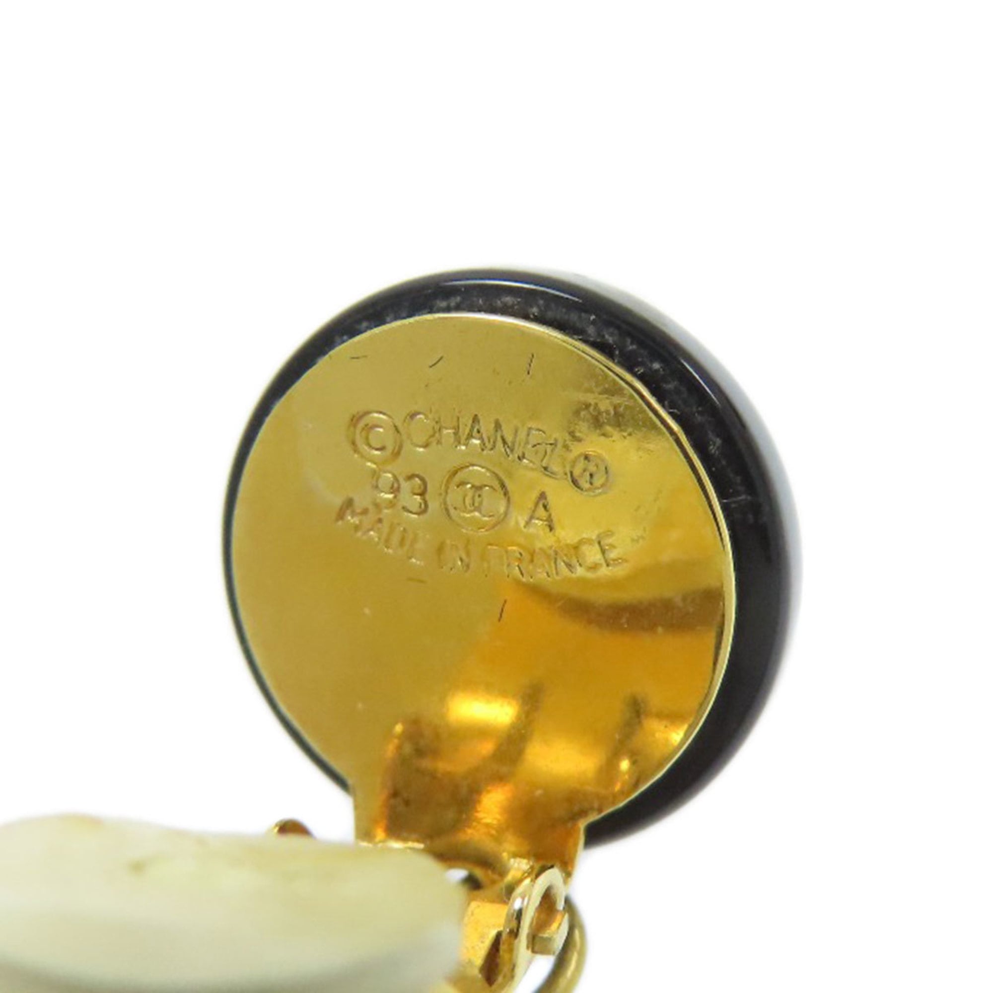 CHANEL Coco Mark Faux Pearl Earrings, Plastic/GP, Women's,