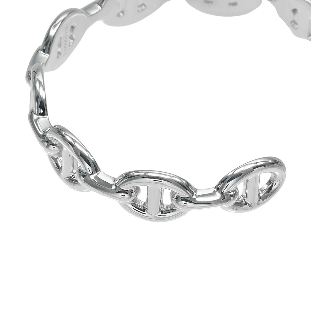Hermes Chaine d'Ancre Anchene ST Bracelet, Sterling Silver 925, Made in Italy, 21AB299510, Approx. 18.1g, Unisex — Like New