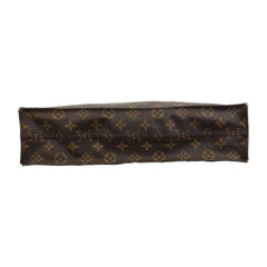 LOUIS VUITTON Louis Vuitton Monogram Sac Plat Handbag M51140 Brown Men's Women's — Like New