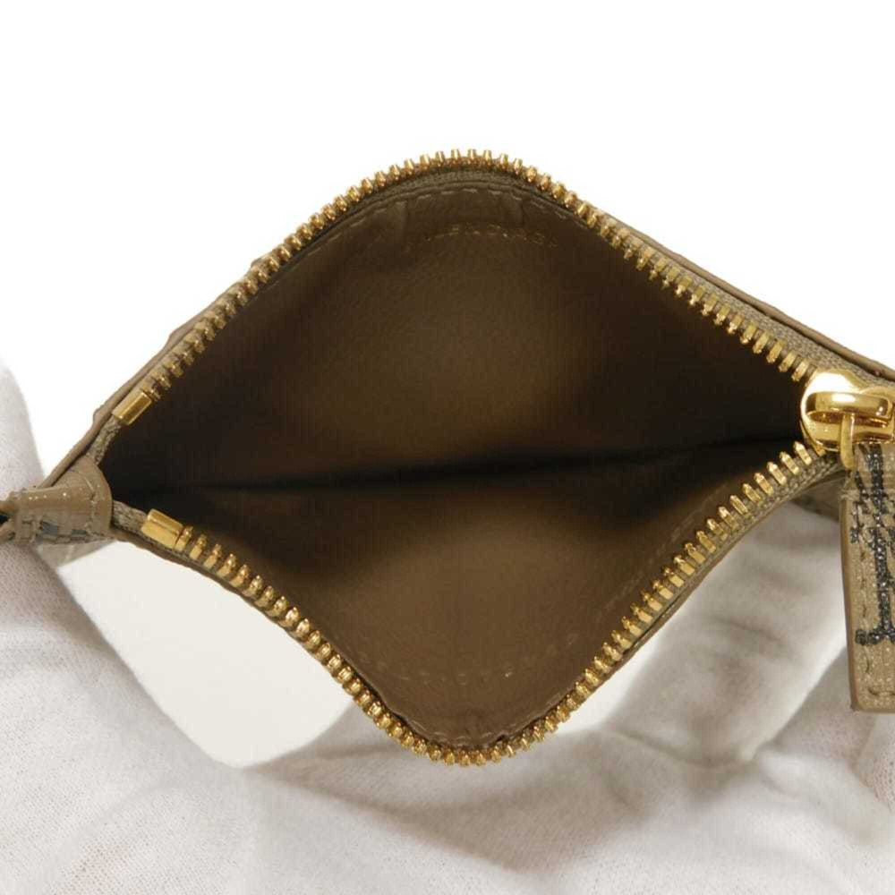 Balenciaga coin case, cash fragment strap, BB logo, card unused, new beige, 594548 210DA 2762, men's wallet — New - Store Return