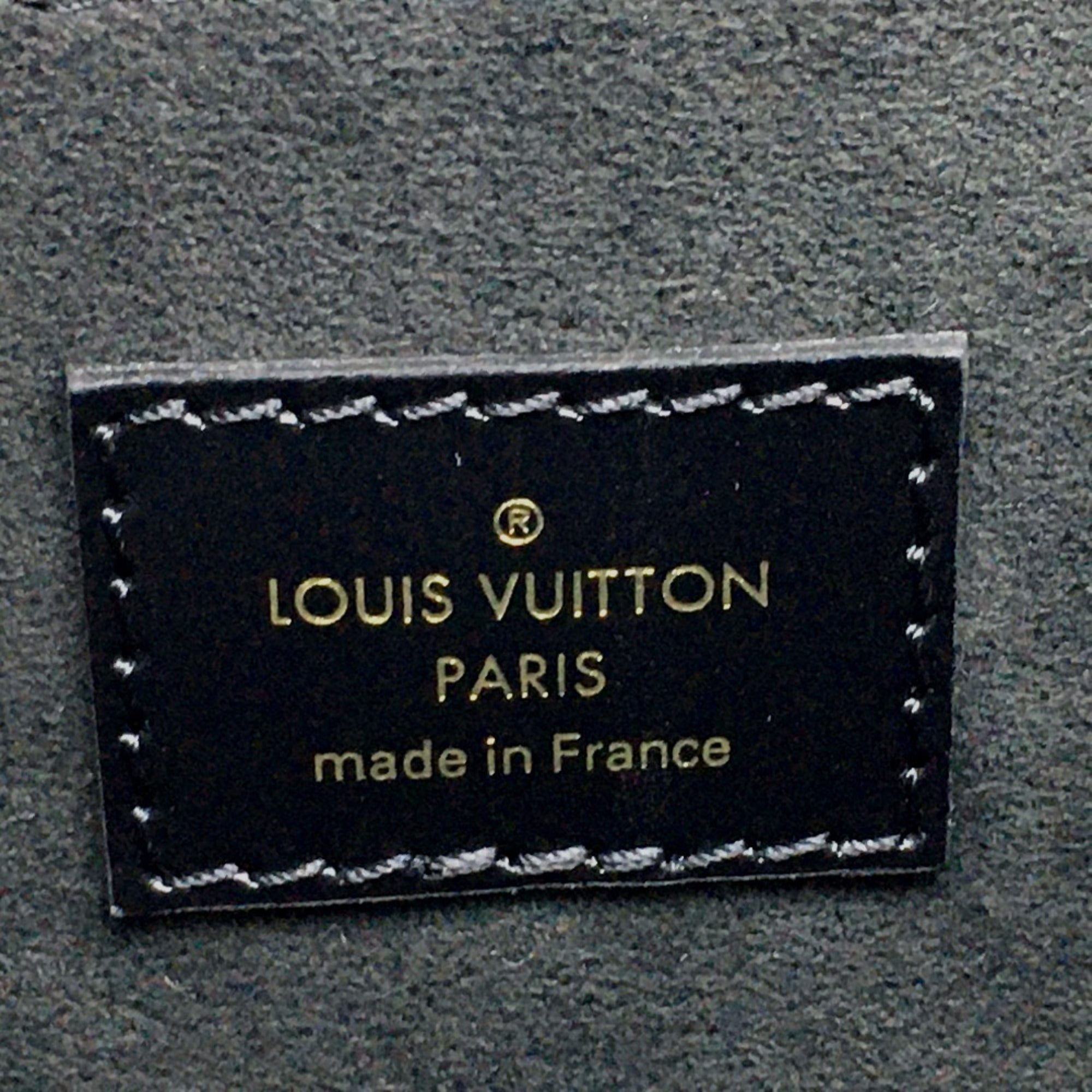 LOUIS VUITTON M55821 LV Lock Chain Dauphine MM Shoulder Bag Calfskin Women's Noir Black G-200910-19 — New - Store Return