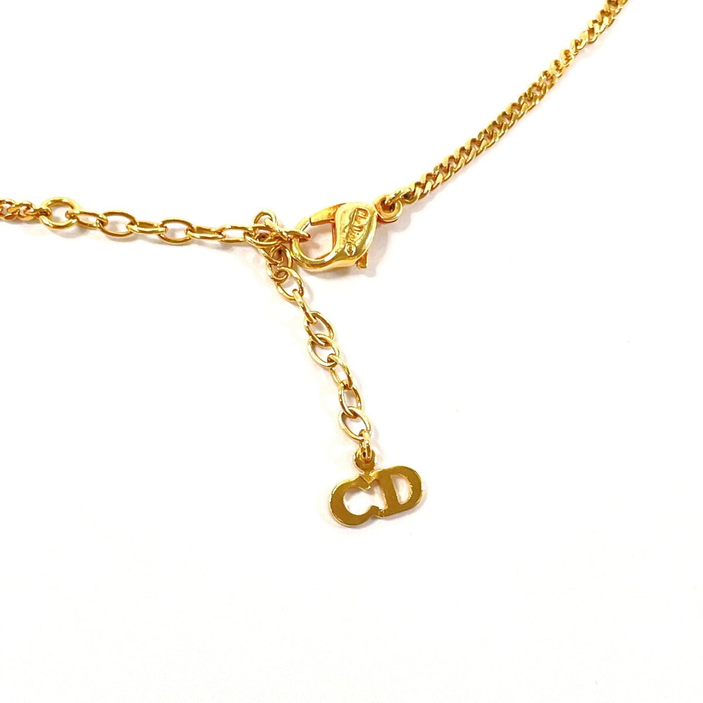 Christian Dior Heart Necklace in Gold for Women