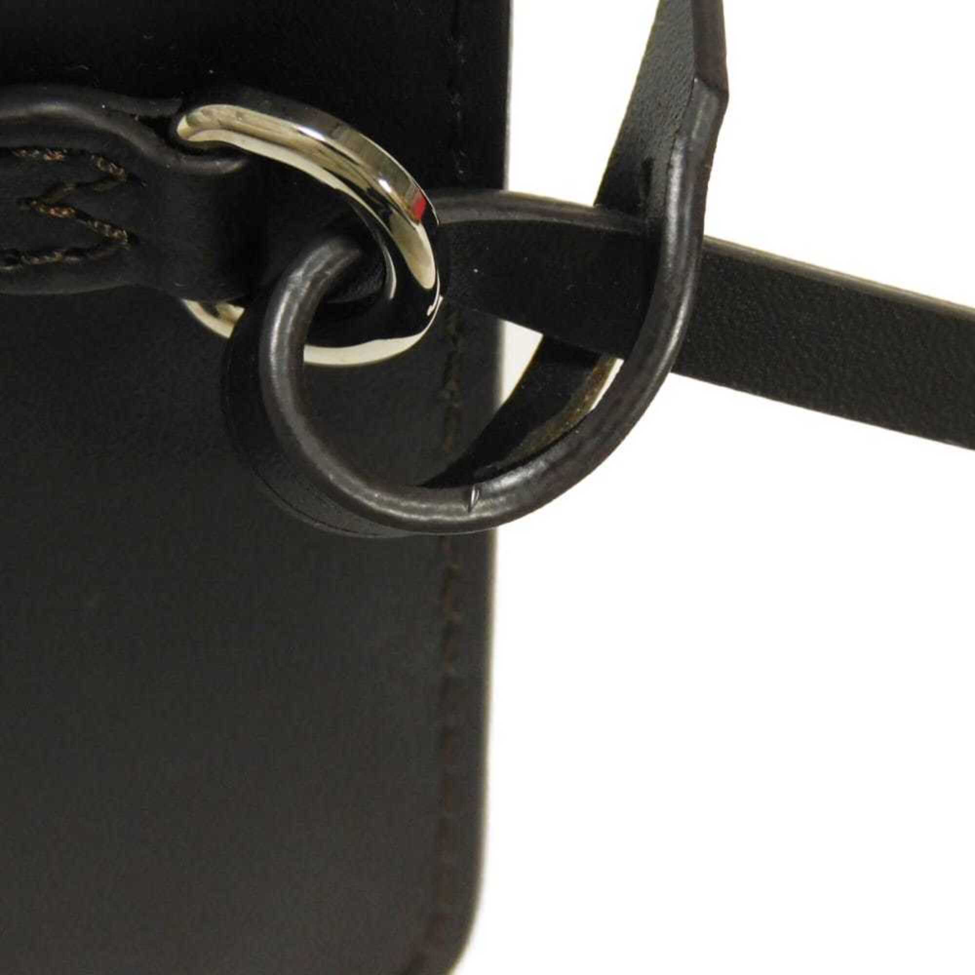 Louis Vuitton LOUIS VUITTON Pouch Hina PM (Pouch only, key hook, strap, coin case, logo embossed, dark brown, M54350) - Men's and Women's — Like New