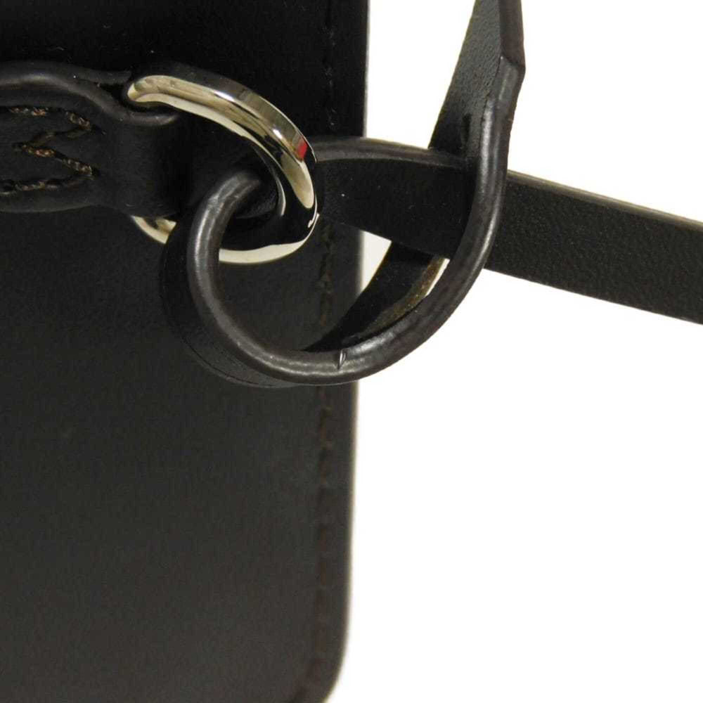 Louis Vuitton LOUIS VUITTON Pouch Hina PM (Pouch only, key hook, strap, coin case, logo embossed, dark brown, M54350) - Men's and Women's — Like New