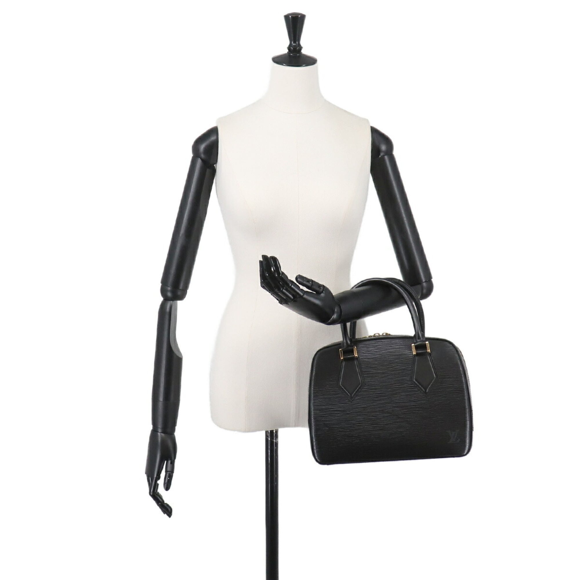 Louis Vuitton Epi Sablon Handbag, Noir Leather, M52042 — Like New