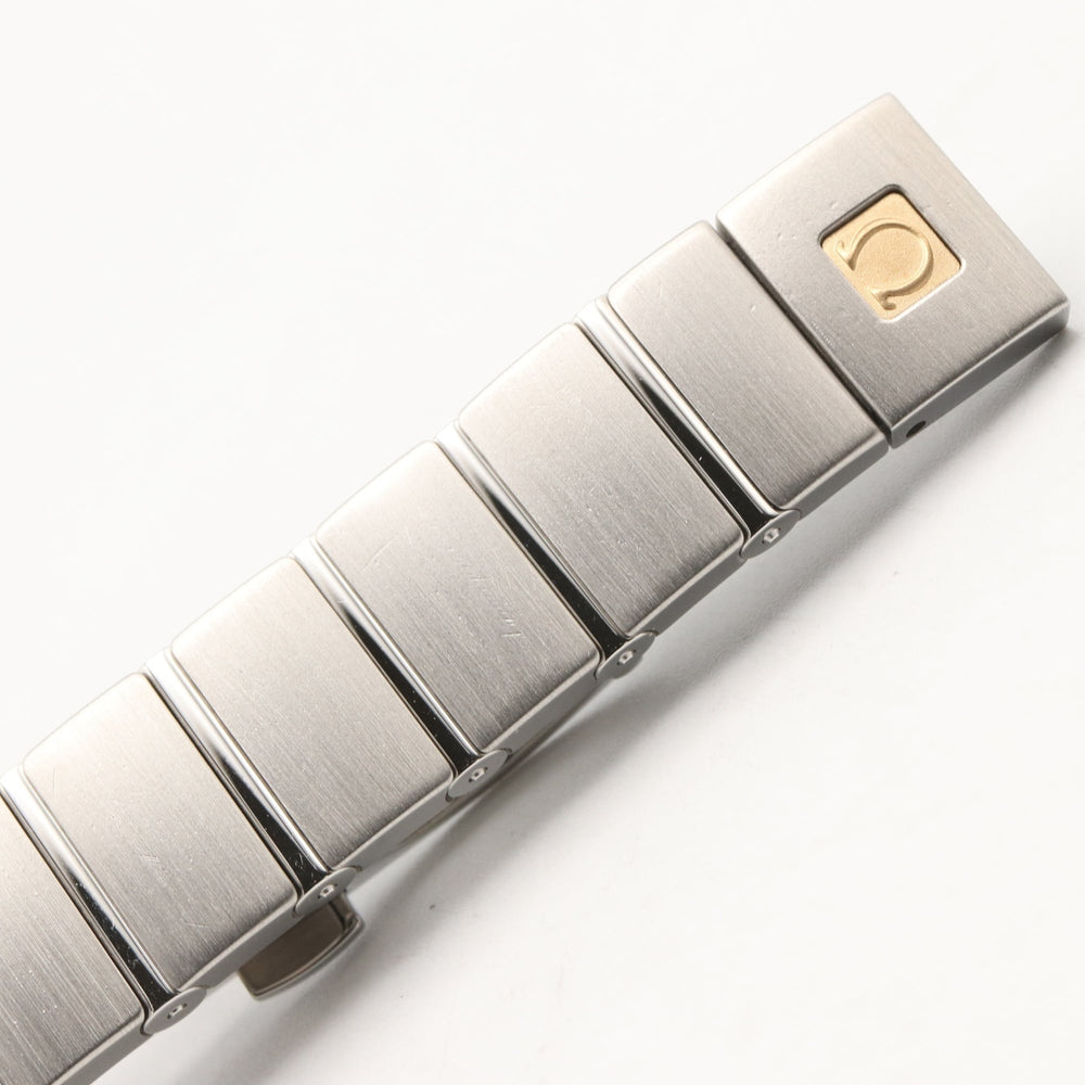 Omega Constellation 12-Diamond Watch, 18K Yellow Gold Stainless Steel, Diamond, Ladies', White/White Mother-of-Pearl, 123.20.24.60.55.006 — Very Good