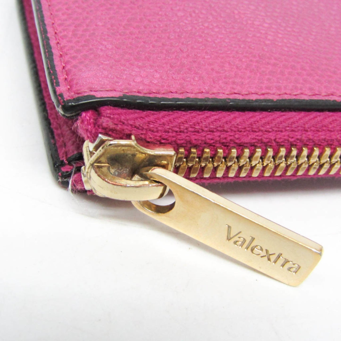 Valextra Multi-case Key Ring Men,Women Leather Coin Purse/coin Case Purple