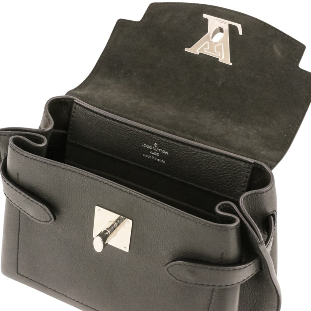 Louis Vuitton Lockme Ever MINI 2-way Leather Handbag/Shoulder Bag M20997 Black Women's — Like New
