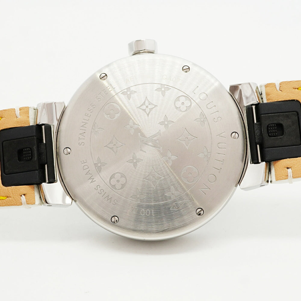 Louis Vuitton Tambour Monogram QA072Z Brown Dial Men's Watch — Very Good