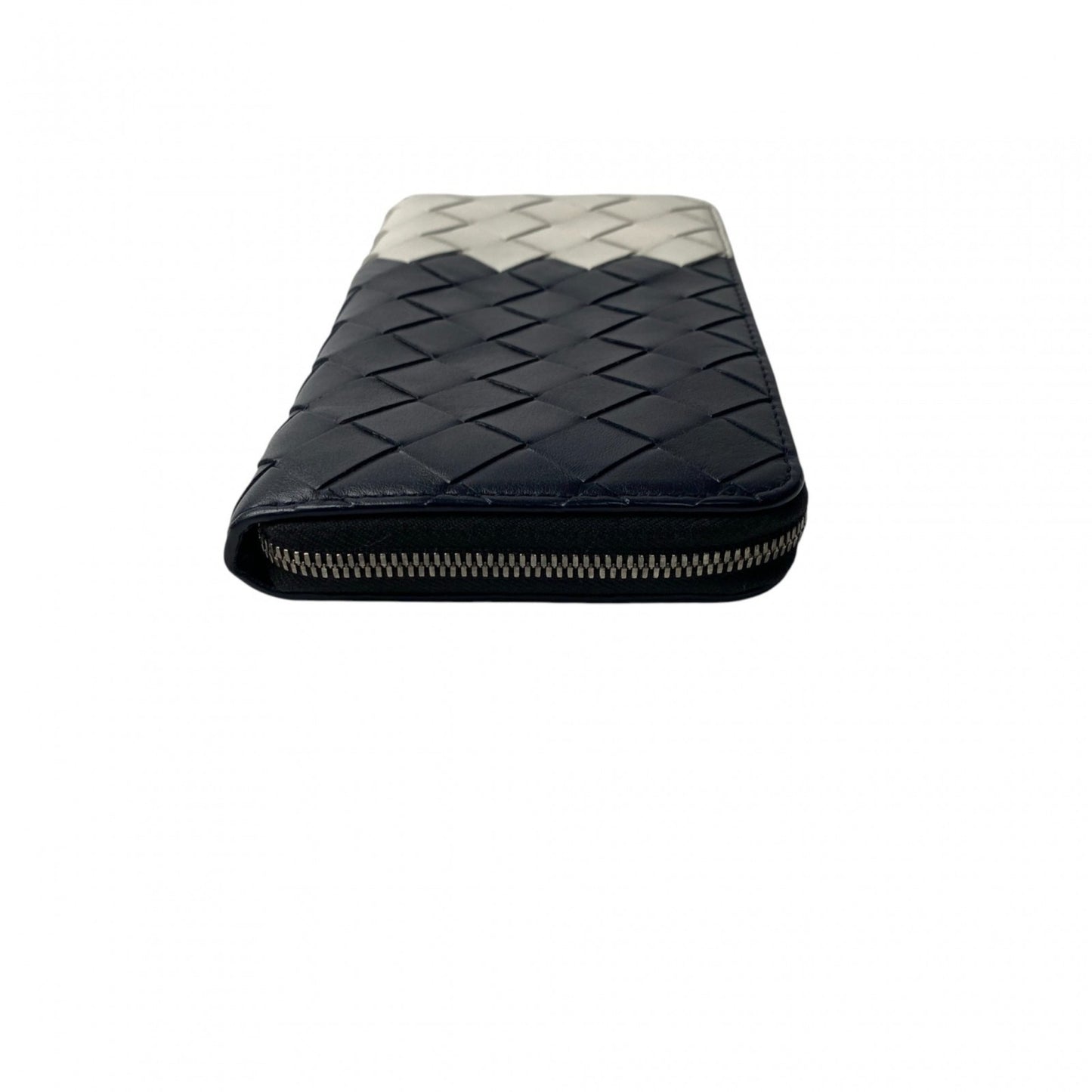 Bottega Veneta Men's Two-Tone Intrecciato Long Wallet