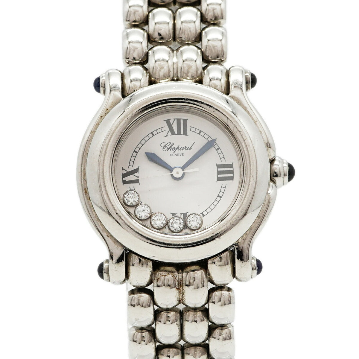 Chopard Happy Sport Diamond 27 8250-23 White Dial Women's Watch — Good