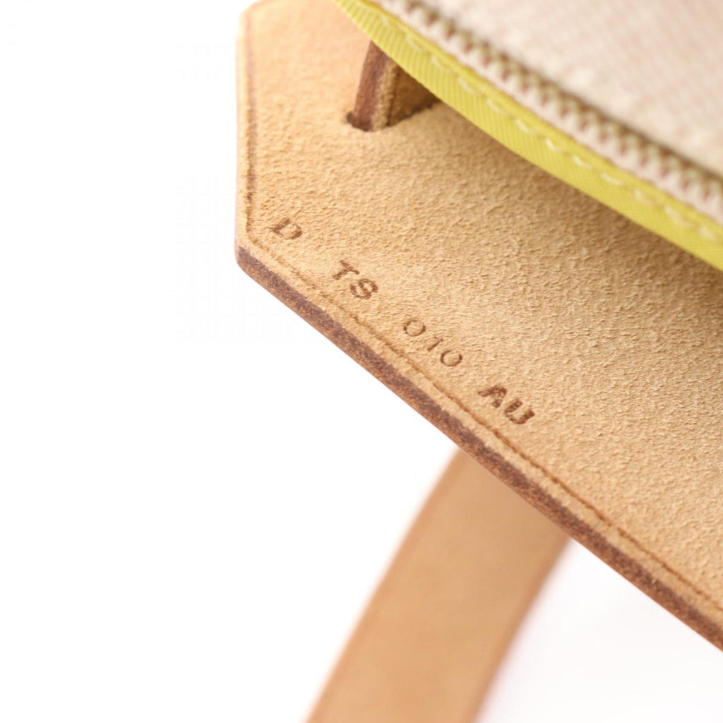 Hermes Hermès Airbag Zip PM handbag, canvas and leather, toile twill ash Berline, Vache Hunter, women's, yellow brown.