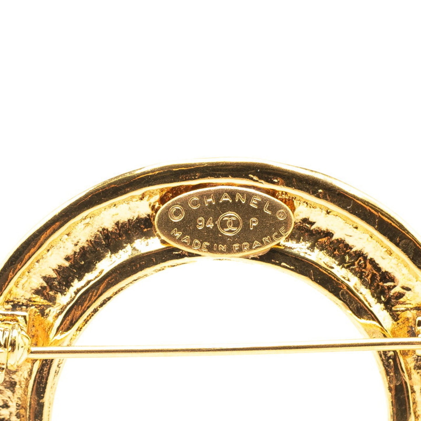 Vintage Chanel Coco Mark Brooch, Gold Plated, Women's, CHANEL