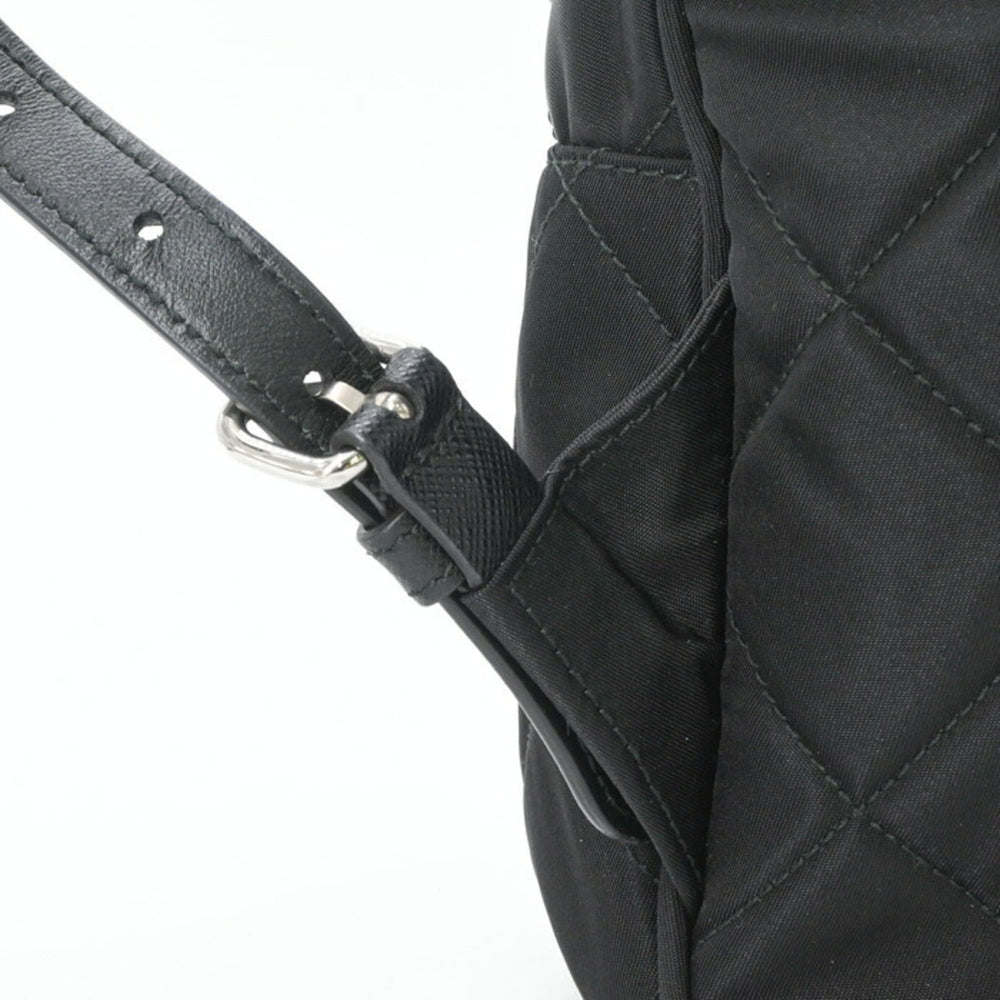 PRADA Triangle Backpack for Women, Black, 1BZ066 — Like New