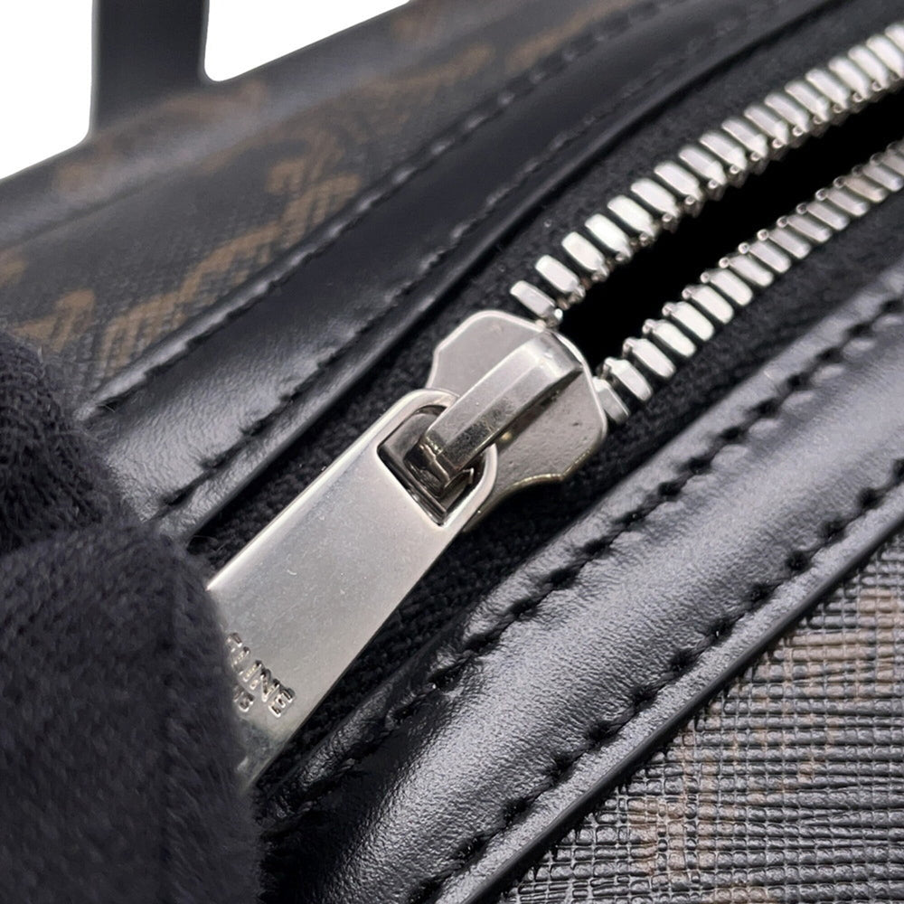 Celine Boston bag, Triomphe leather, 113852BZK, handbag — Like New
