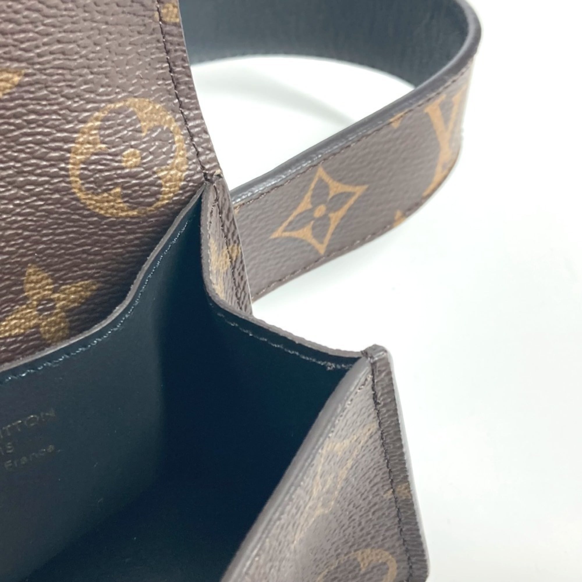 LOUIS VUITTON M0236Y Monogram Santur Daily Multi-Pocket Bag Pouch Belt Body Waist Canvas Men Women Brown — Like New