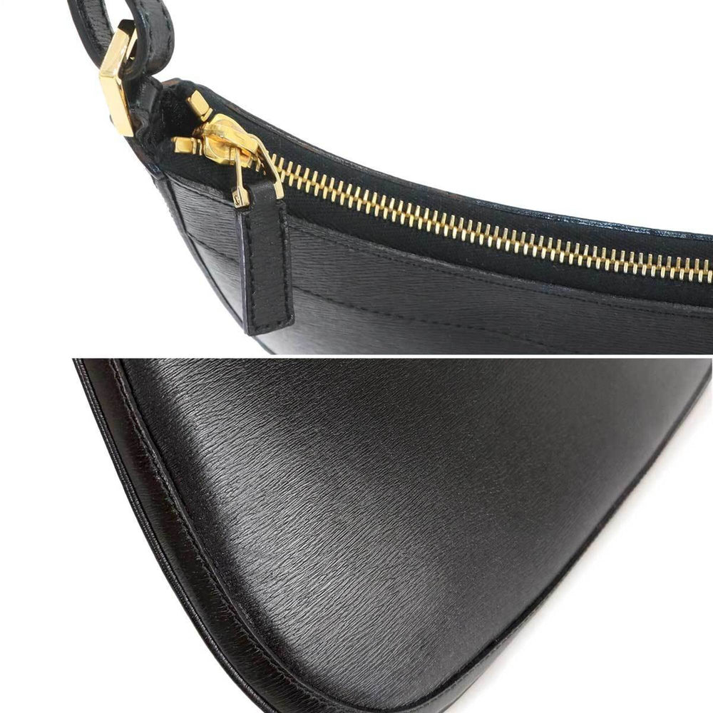 Gucci Shoulder Handbag, Leather, Black, 0014128, Gold Hardware — New - Store Return