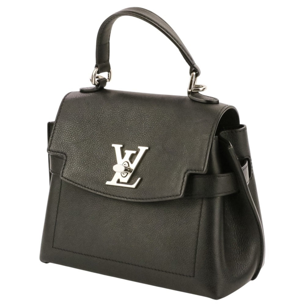 Louis Vuitton Lockme Ever MINI 2-way Leather Handbag/Shoulder Bag M20997 Black Women's — Like New