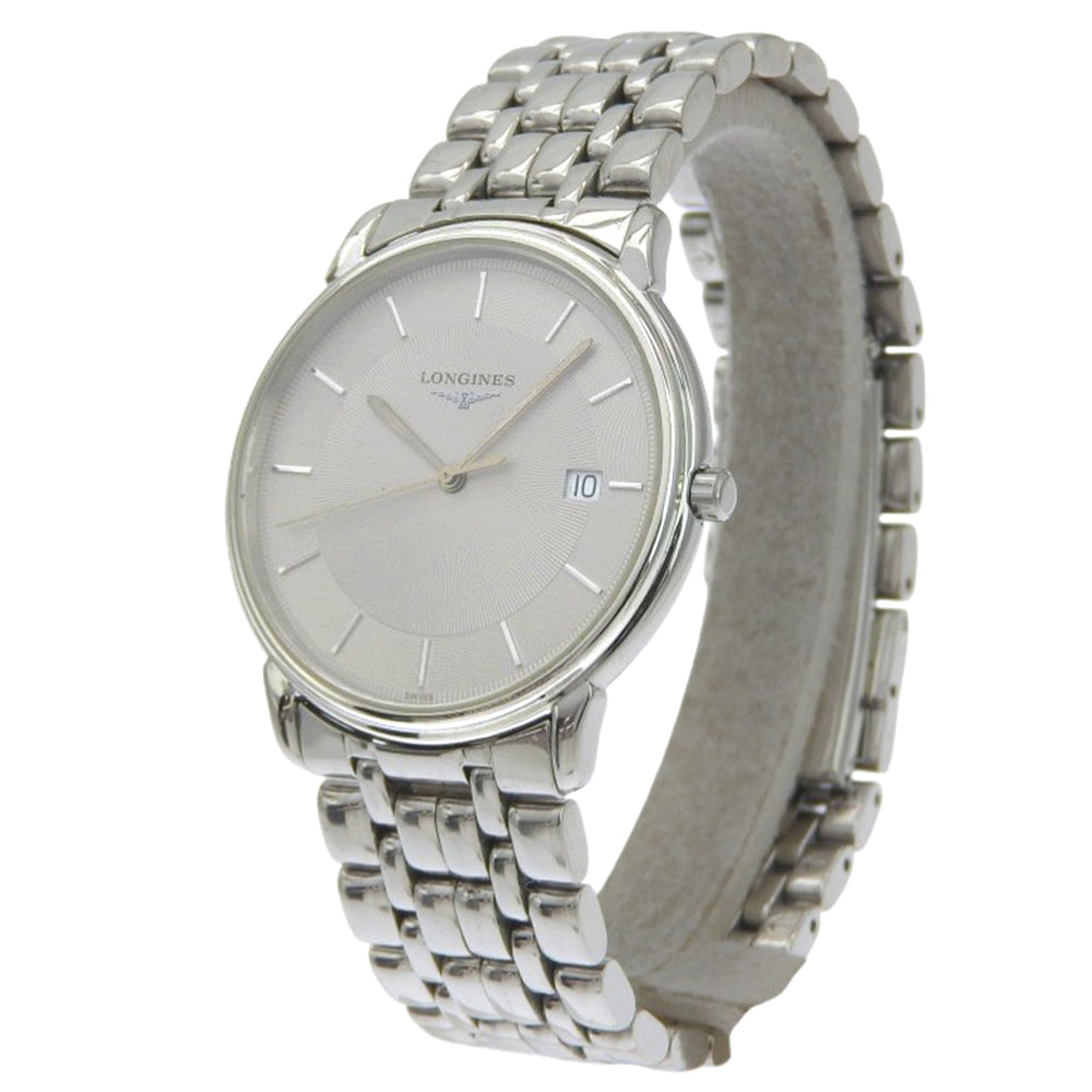 Longines Grand Classic L4.677.4 Stainless Steel Quartz Analog Watch with Gray Dial - Ladies — Good