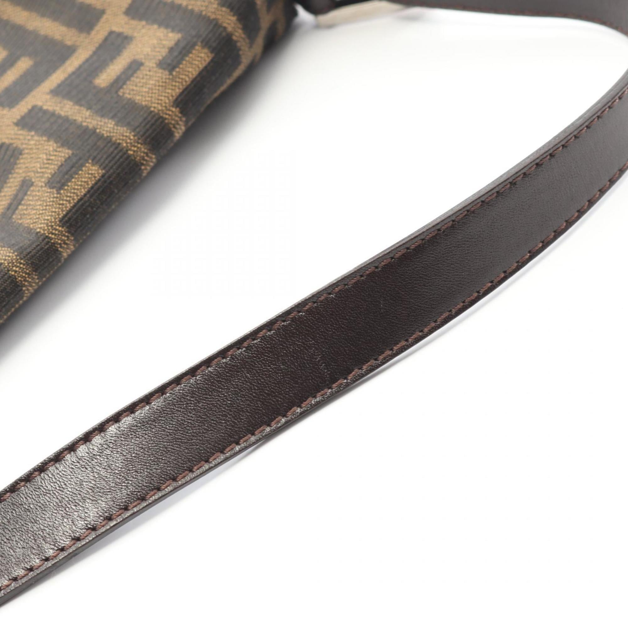 Fendi Mamma Bucket Zucca Handbag, Canvas and Leather, Women's, Brown