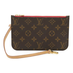 LOUIS VUITTON Monogram Neverfull PM Pouch, Multi-Pouch, Pivoine, M41245 — Like New
