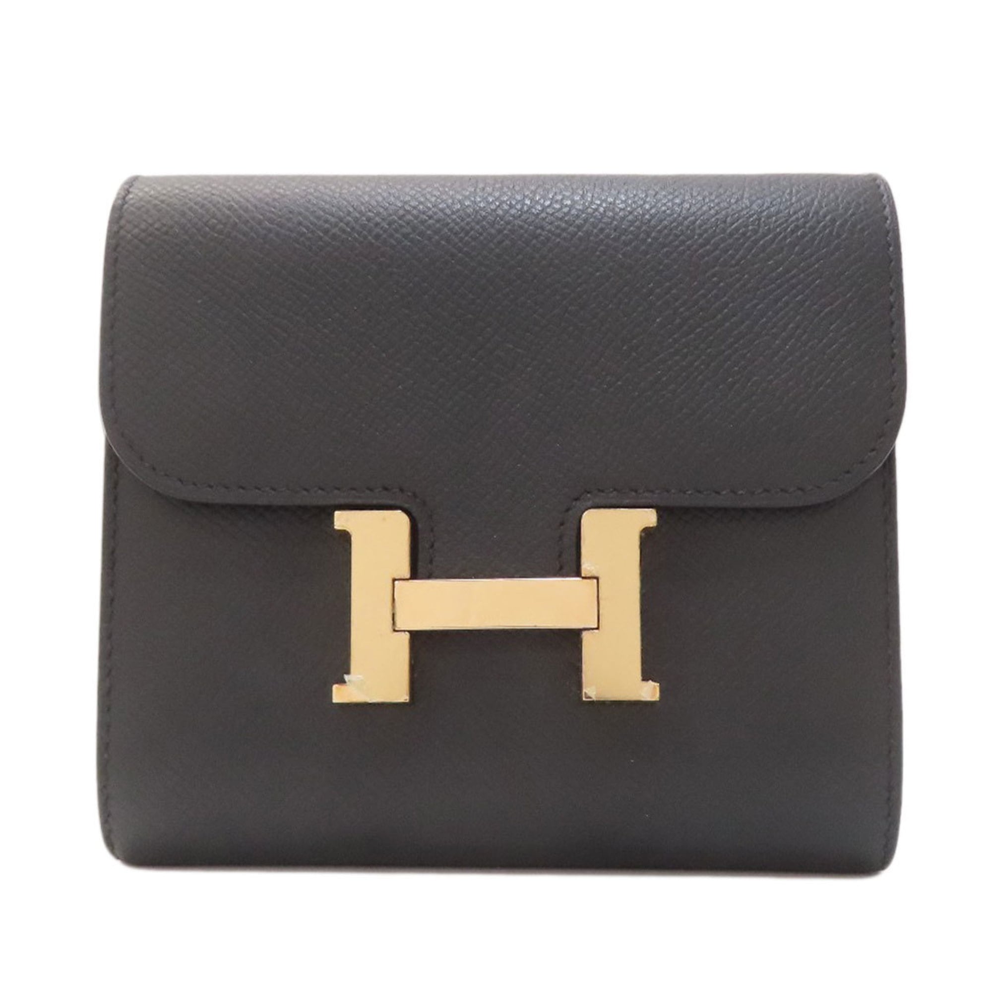 Hermès Constance Compact Gold Hardware Coin Case Epson Women's HERMES