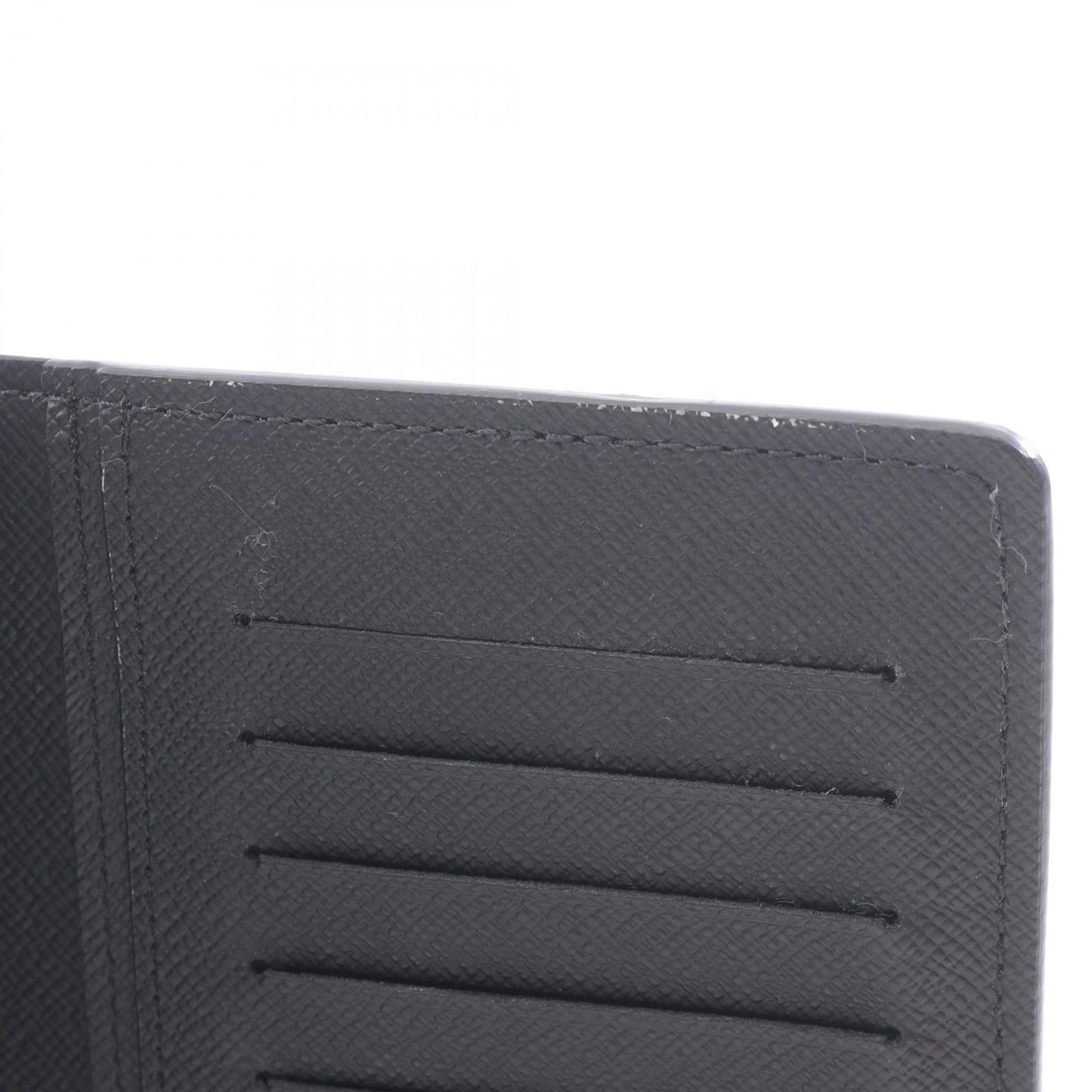 Louis Vuitton Portefeuille Brazza Monogram Eclipse Bi-fold Long Wallet, Men's, Black, M61697