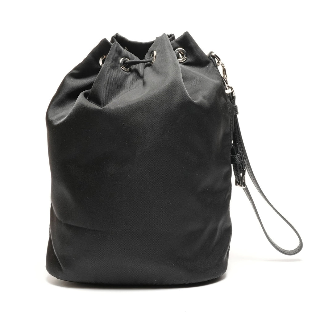 Prada Re-Nylon Pouch Handbag in Black