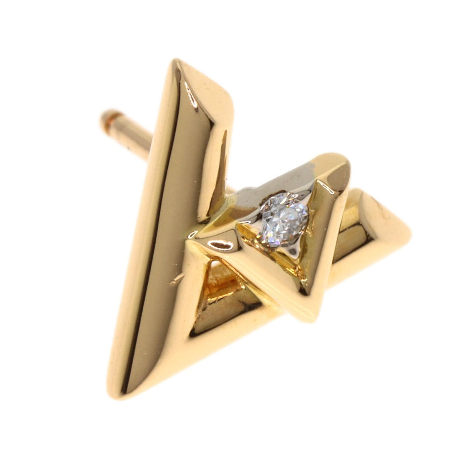 Louis Vuitton LV Volt One Puce Diamond Earrings in 18K Pink Gold for Women