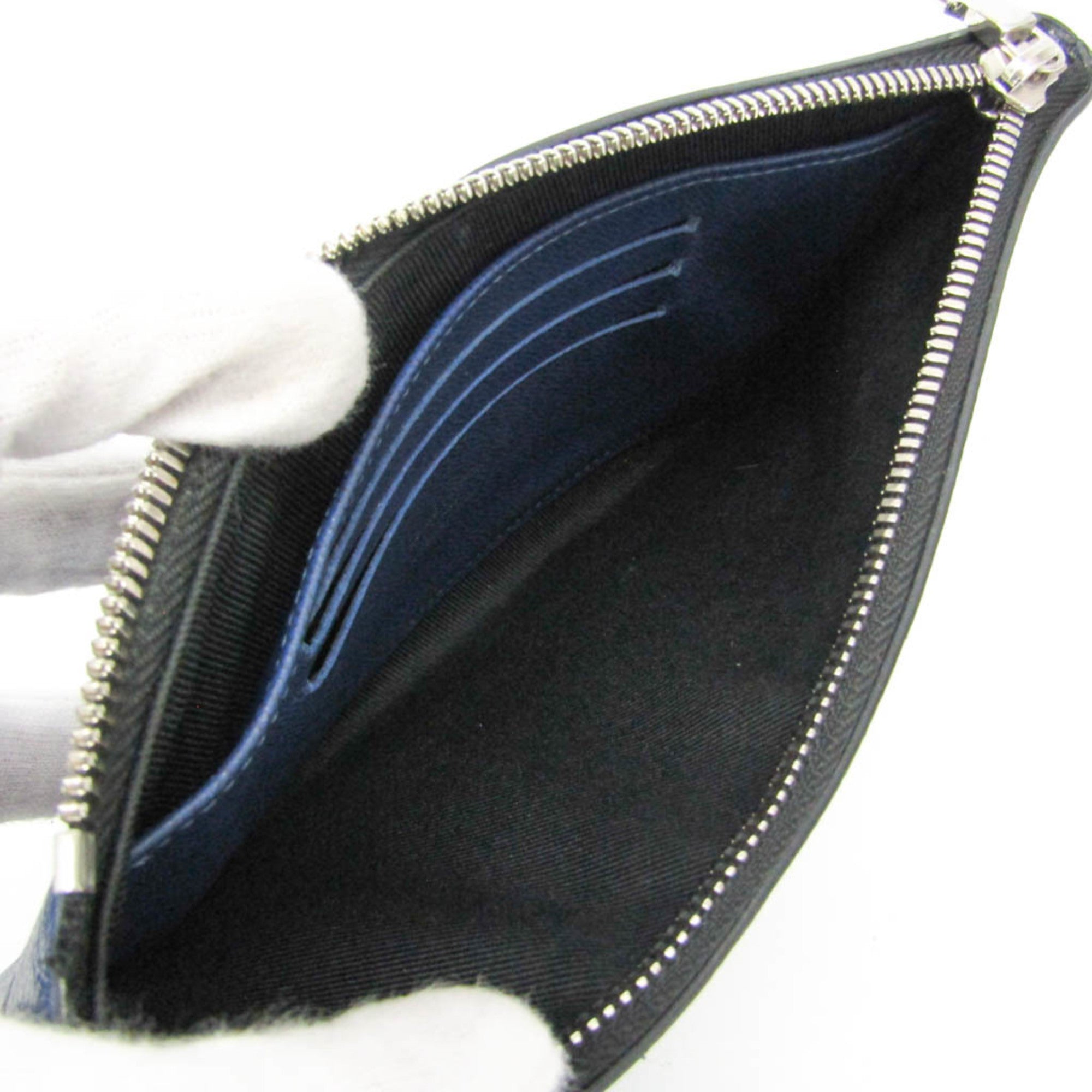 Louis Vuitton Taiga Pochette Discovery PM M30278 Men's Clutch Bag Cobalt