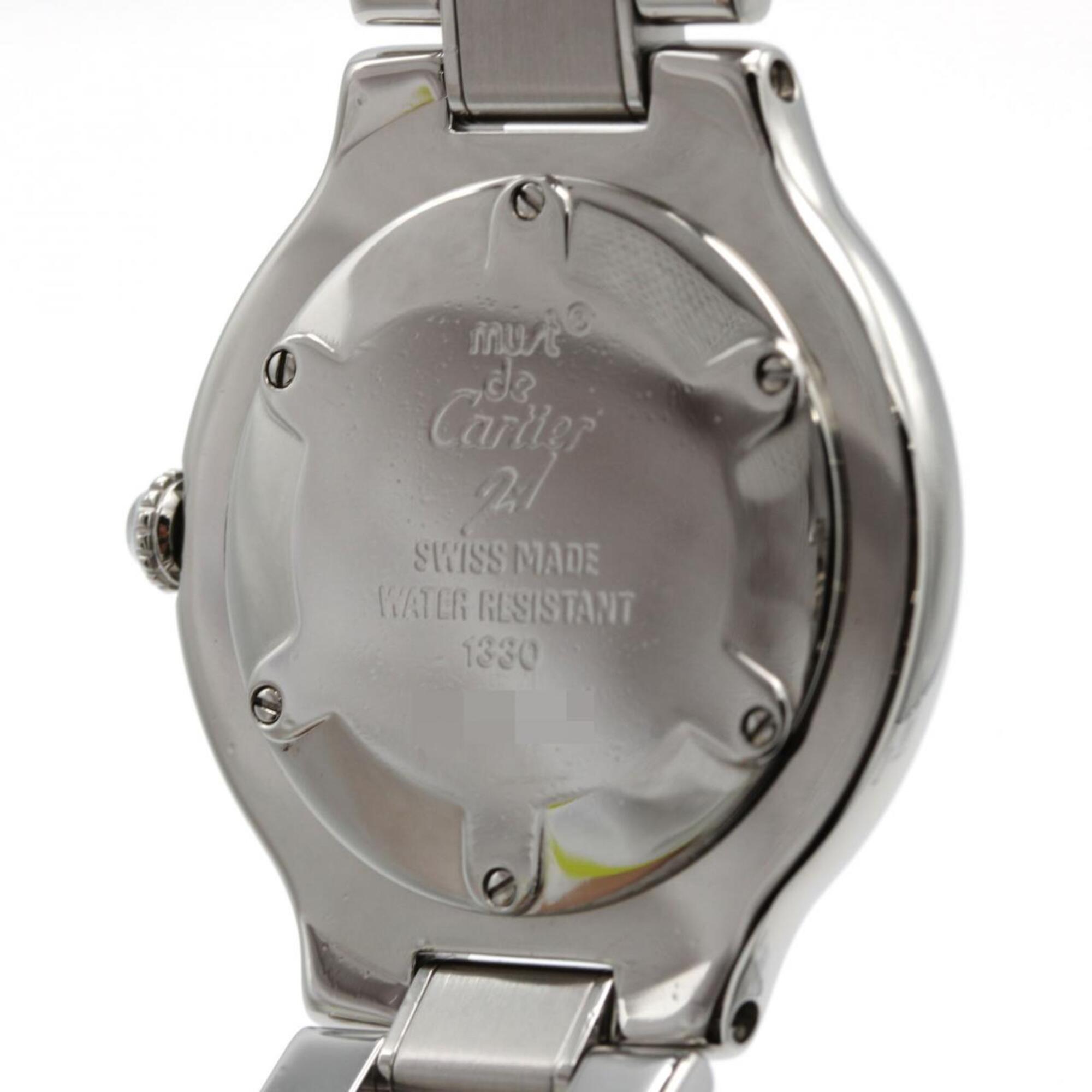 Cartier Must 21LM W10110T2 SS Quartz Watch — Very Good