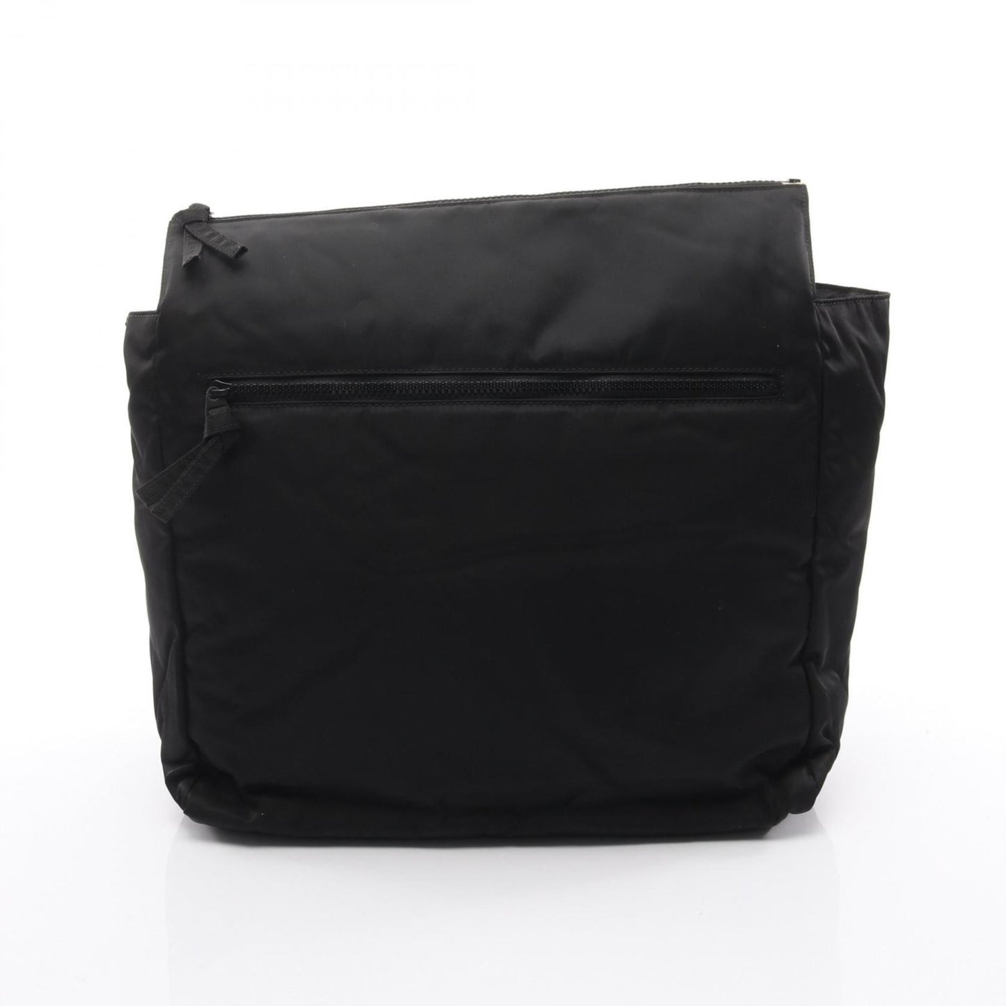 Bottega Veneta men's nylon clutch bag in black