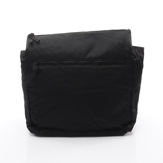 Bottega Veneta men's nylon clutch bag in black