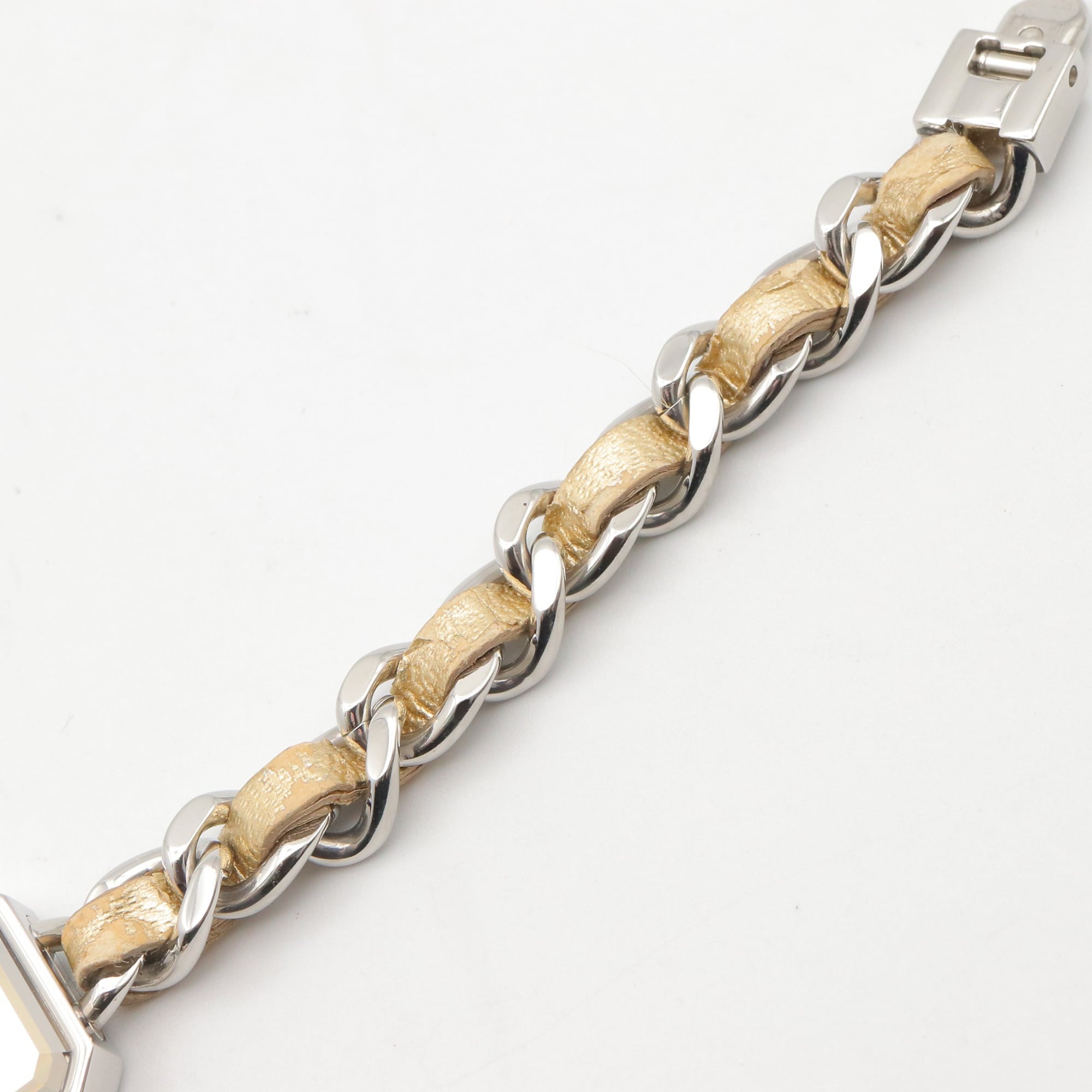 Chanel CHANEL Première Rock Watch, Stainless Steel, Leather Strap, Ladies, Gold Tone, Mirror Finish, H5583 — Very Good
