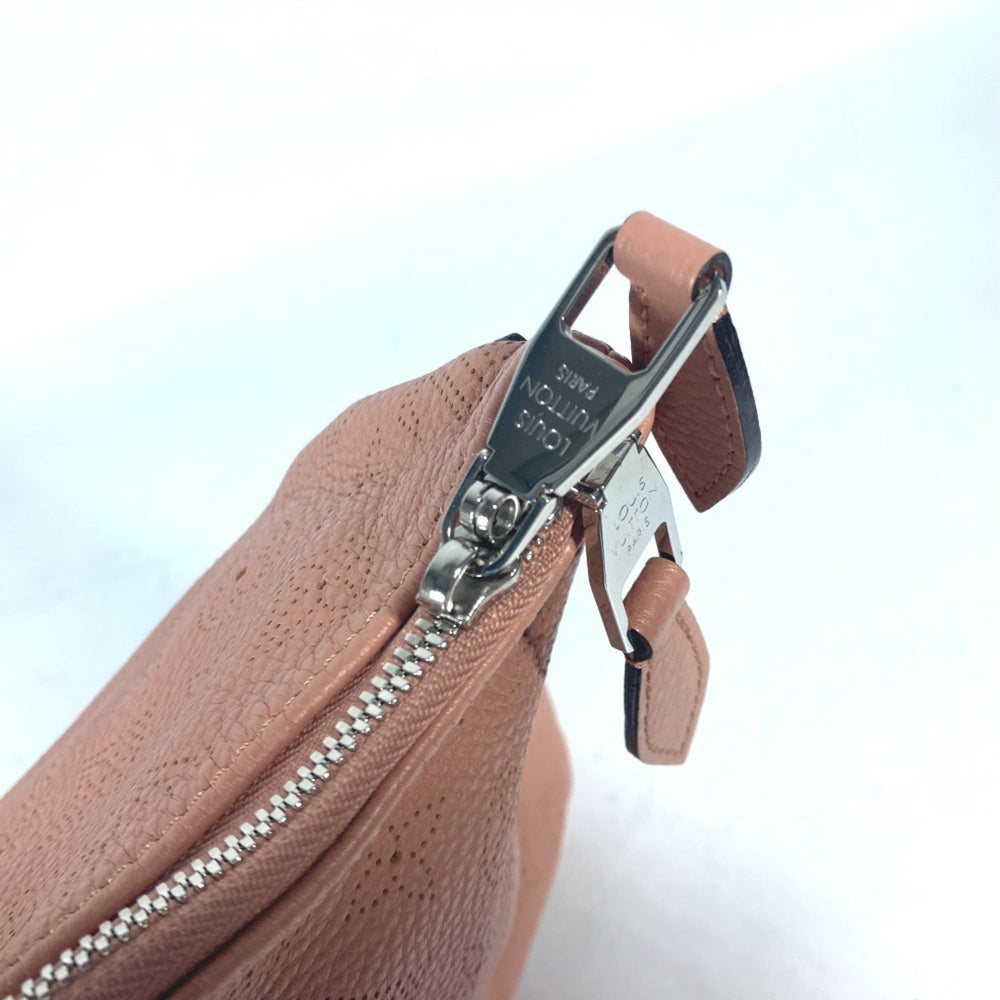 LOUIS VUITTON M94276 Monogram Mahina Selene PM Tote Bag Handbag Shoulder Leather Women's Rose Pink G-241125-24 — Like New