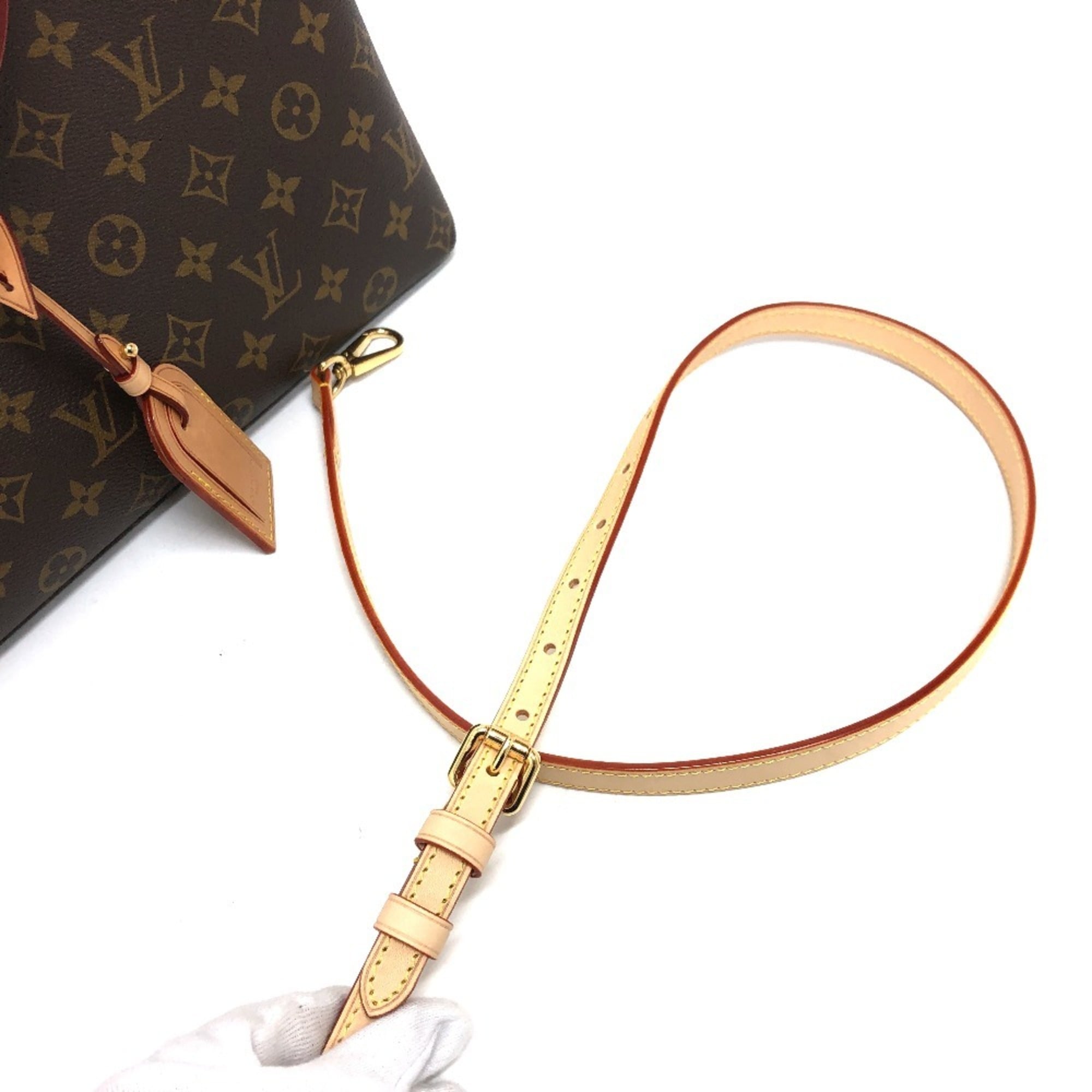 LOUIS VUITTON M45898 Grand Palais MM 2-Way Bag, Monogram Canvas, Brown, Like New — Like New