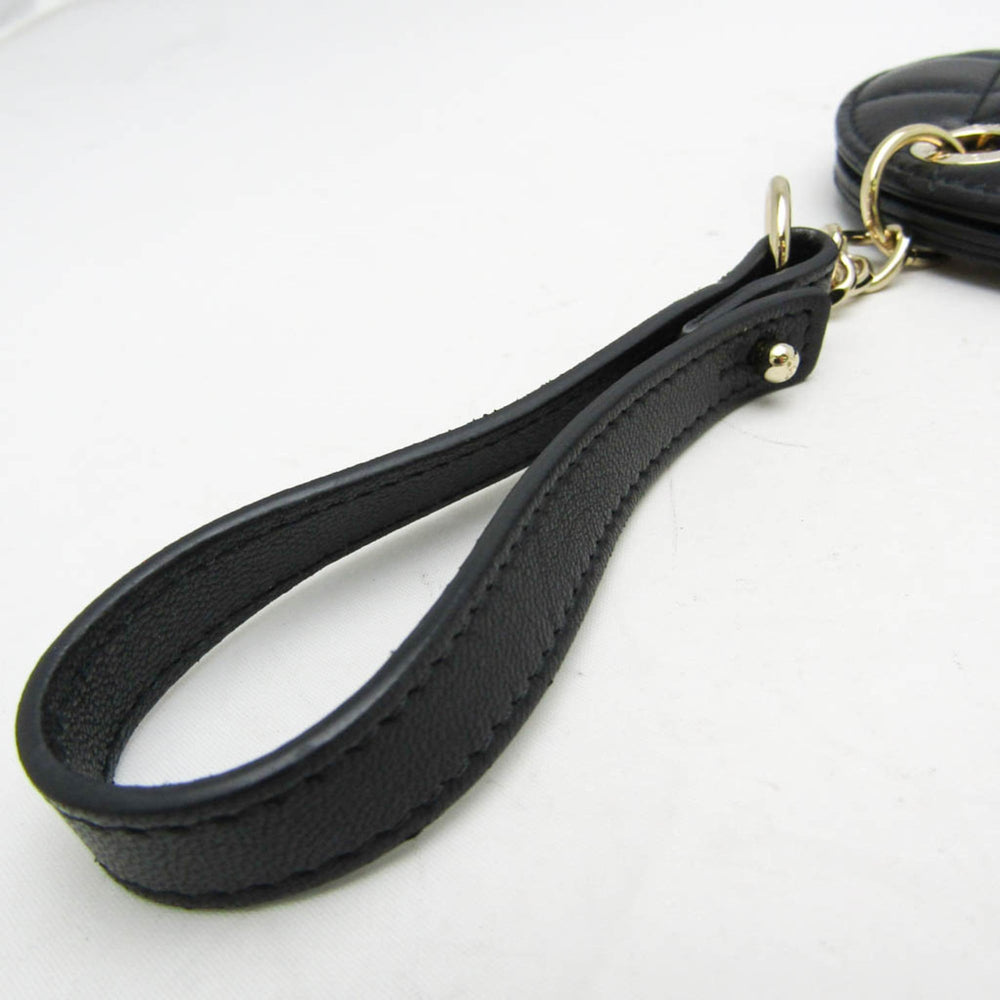 Chanel Matelasse Women's Name Tag Black Bag Charms — Like New
