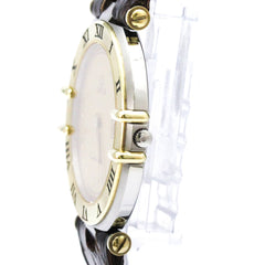OMEGA Constellation Date 18K Gold Steel Mens Watch 196.0360 Polished — Very Good