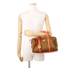 Prada Triangle Handbag, Nylon Leather, PRADA 2-way Shoulder Bag — Like New