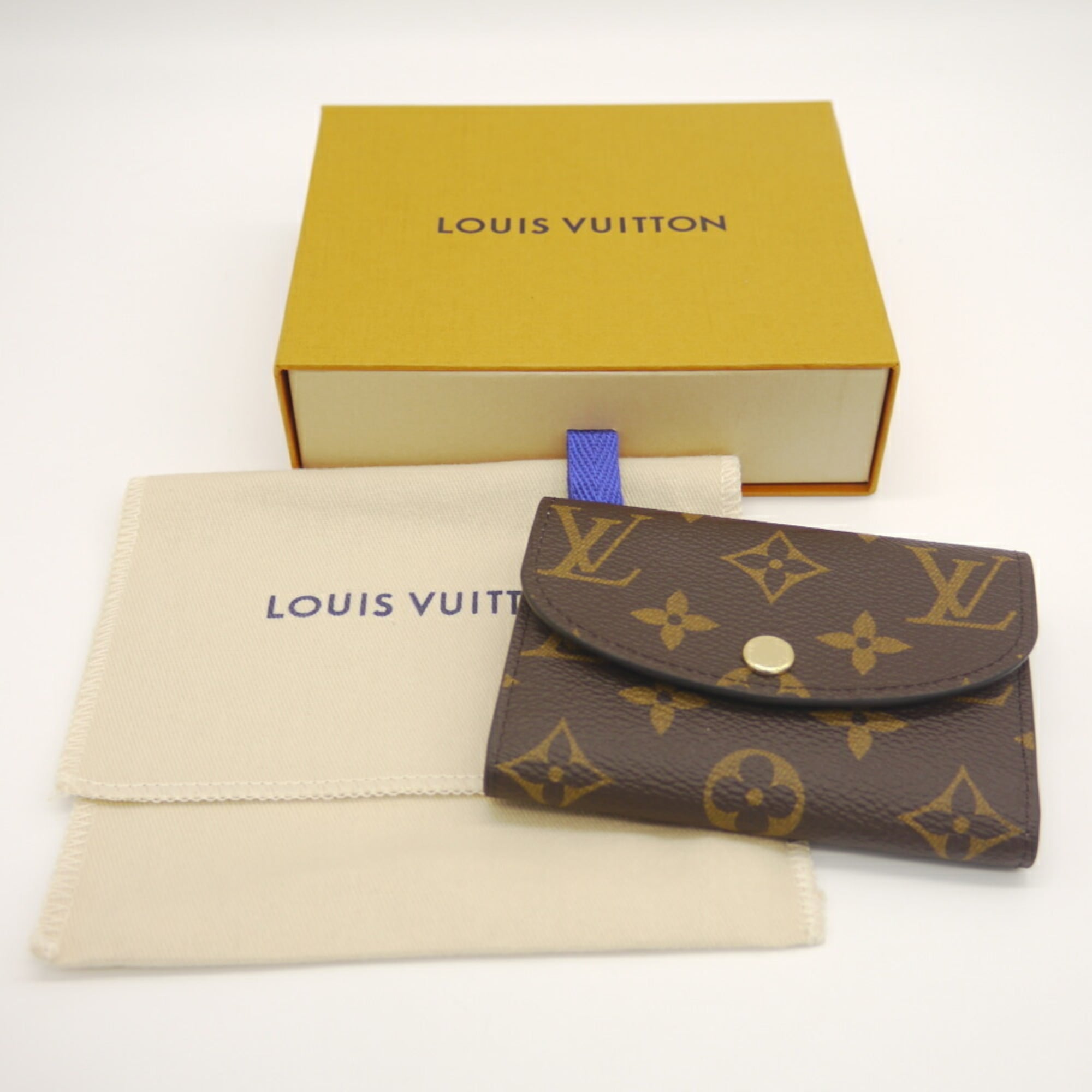 LOUIS VUITTON Louis Vuitton Porte Monnaie Rosalie M62361 Rose Ballerine Coin Case Wallet
