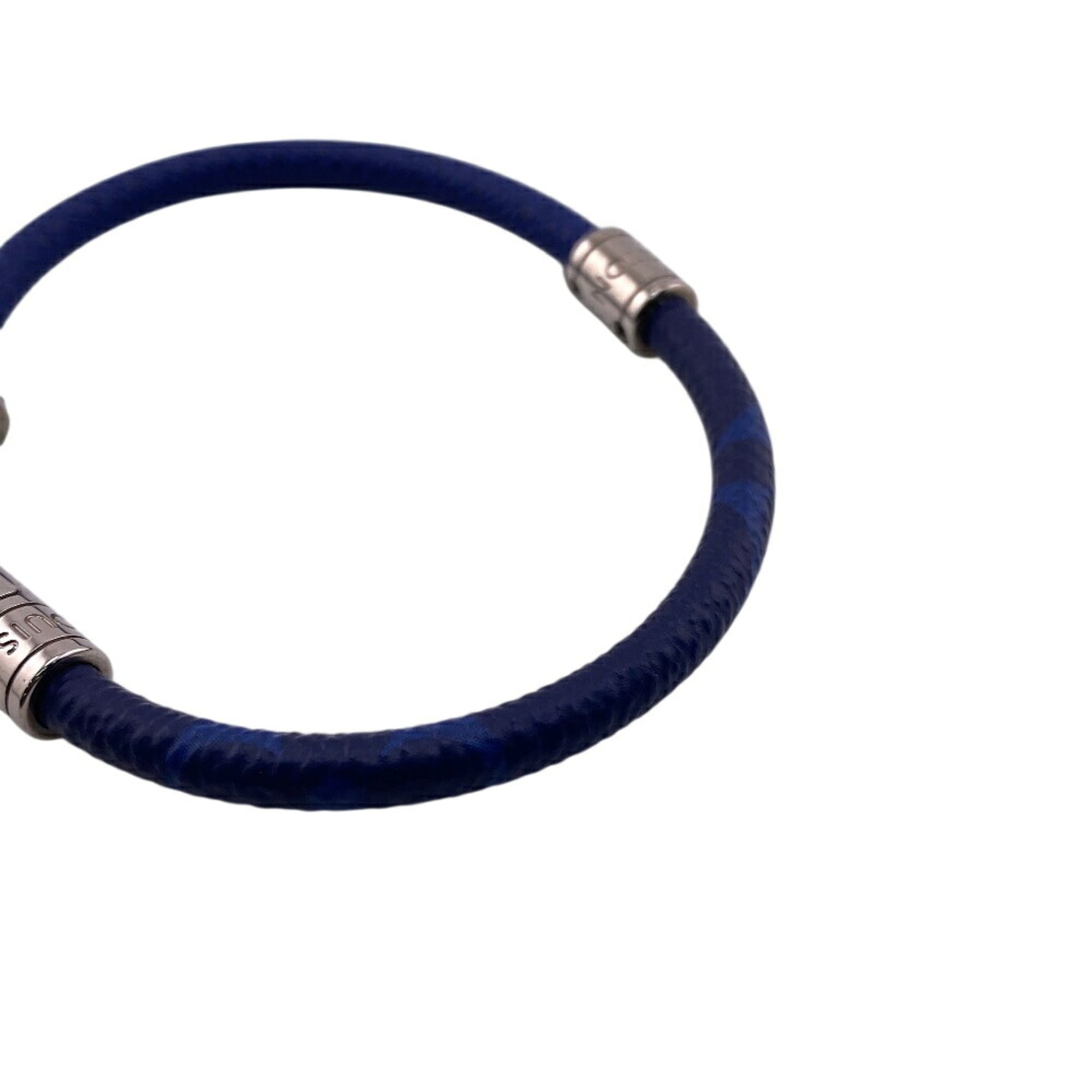 LOUIS VUITTON M6568D Neo Split Bracelet, Blue, Men's