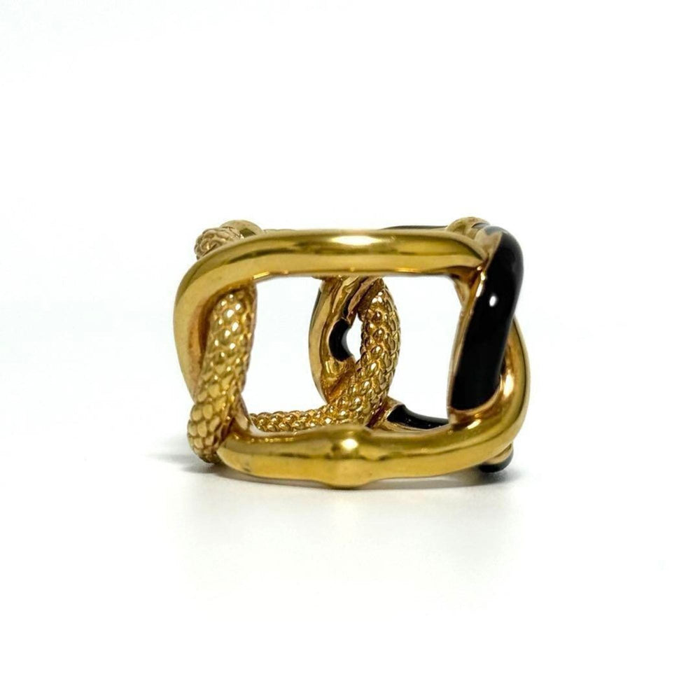 Bottega Veneta Men's Intrecciato Chain Ring — Like New