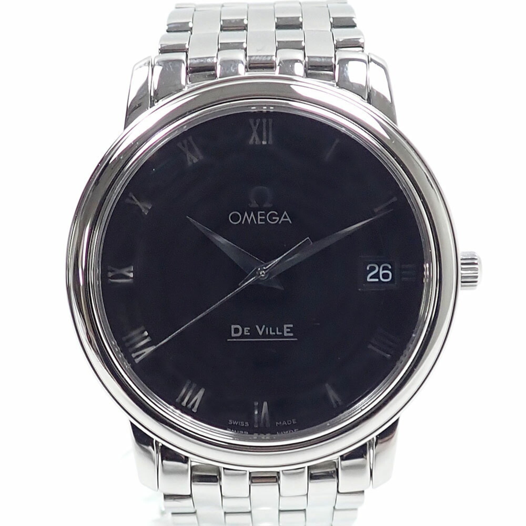 Omega De Ville Men's Quartz Watch, Stainless Steel, 4510.52.00, Battery-Powered — Good