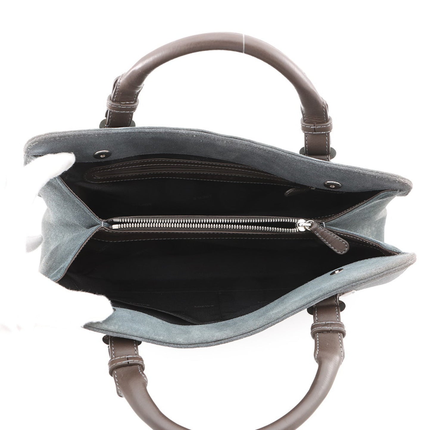 LOEWE Anagram Camoccio Suede Leather Handbag