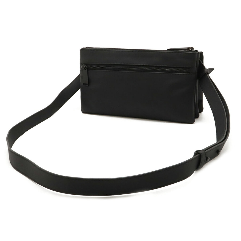 BOTTEGA VENETA shoulder bag, crossbody clutch, pouch in black leather